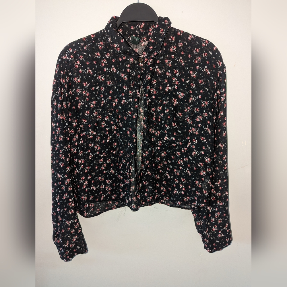 Floral cropped top